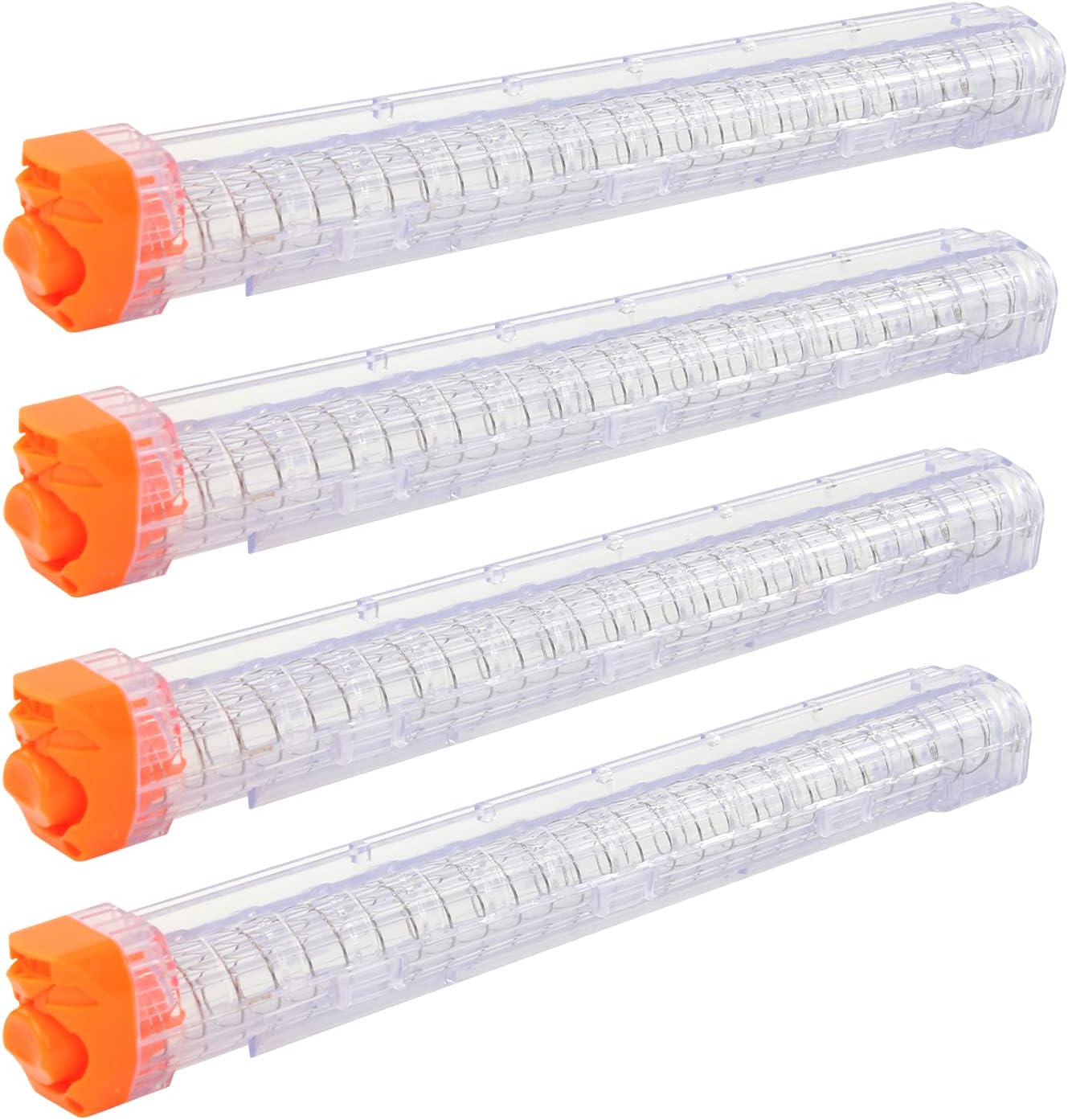 4Pcs Replacement Reload Clip 12-Round Refill Magazine Compatible for Nerf Rival Apollo XV-700 Zeue XV-1200 (Clear) 4pcs Clear - Image 1