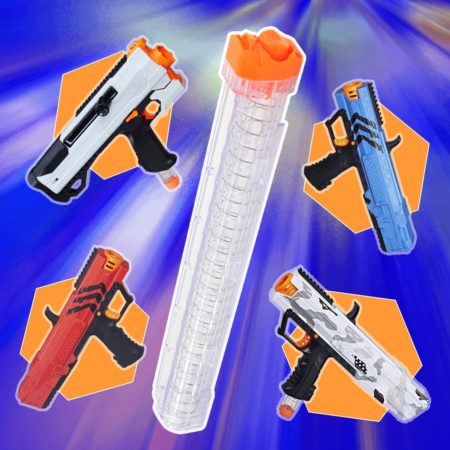 4Pcs Replacement Reload Clip 12-Round Refill Magazine Compatible for Nerf Rival Apollo XV-700 Zeue XV-1200 (Clear) 4pcs Clear - Image 4