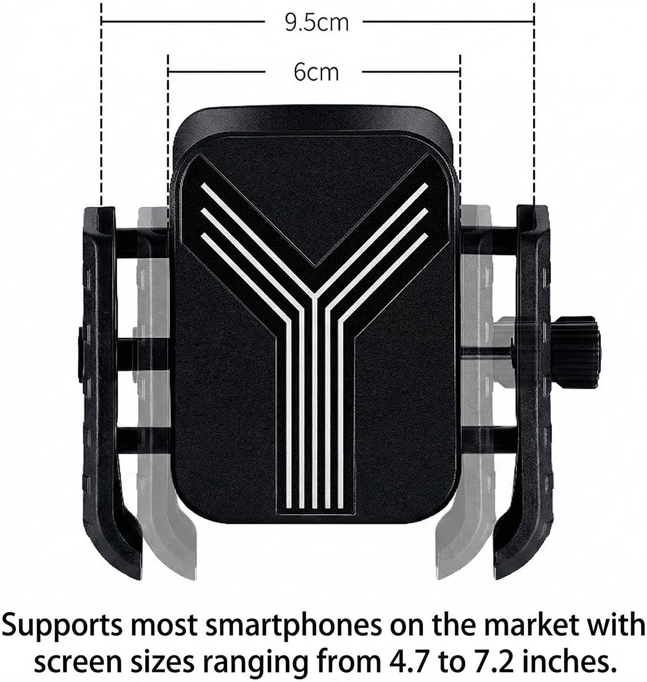 2-in-1 Wrist & Arm Phone Holder, 360° Rotatable Universal Sports Mount for Running Cycling Gym. Compatible 4.7-7.2 in Smartphones, Hands-Free Navigation, Live Streaming Workout - Image 2
