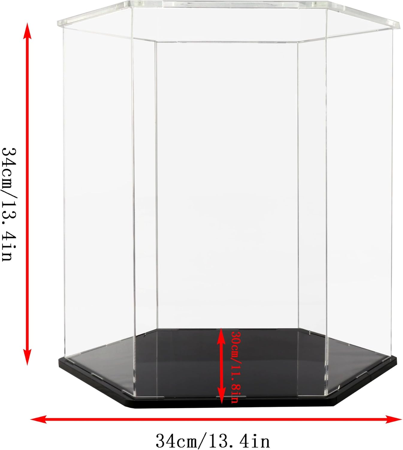 Basketball Display Case,Soccer Ball case, Acrylic Collectible Case, Soccer and Volleyball Collection Sports Souvenir Box (13.4 in X 11.8 13.4 in) - Image 2