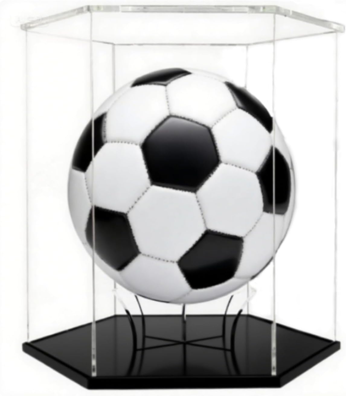 Basketball Display Case,Soccer Ball case, Acrylic Collectible Case, Soccer and Volleyball Collection Sports Souvenir Box (13.4 in X 11.8 13.4 in) - Image 4