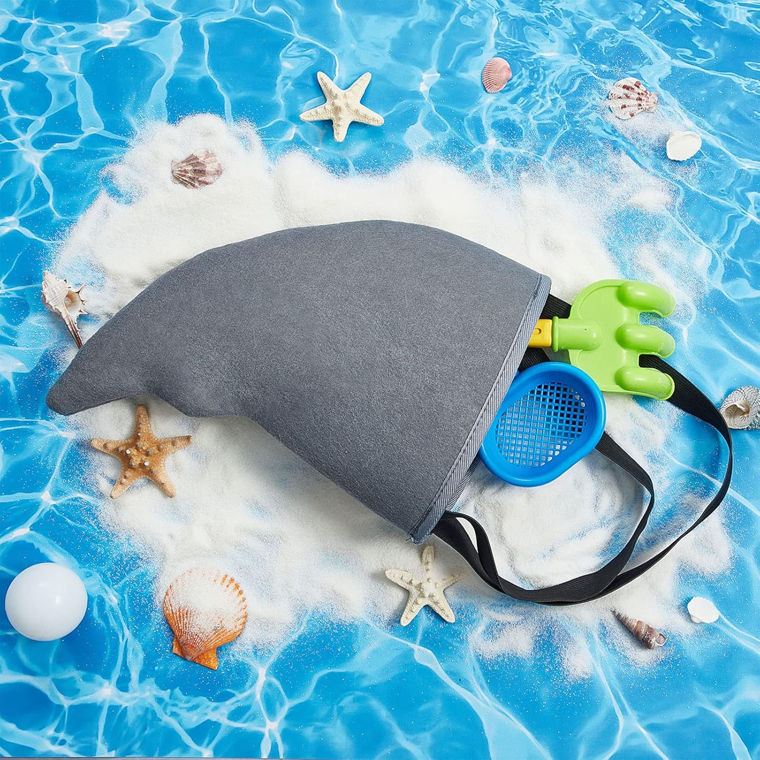 12 Pcs Halloween Shark Fin Costume Accessory Gray Props Easy to Wear Accessories for Adults Christmas Cosplay Supplies - Image 4