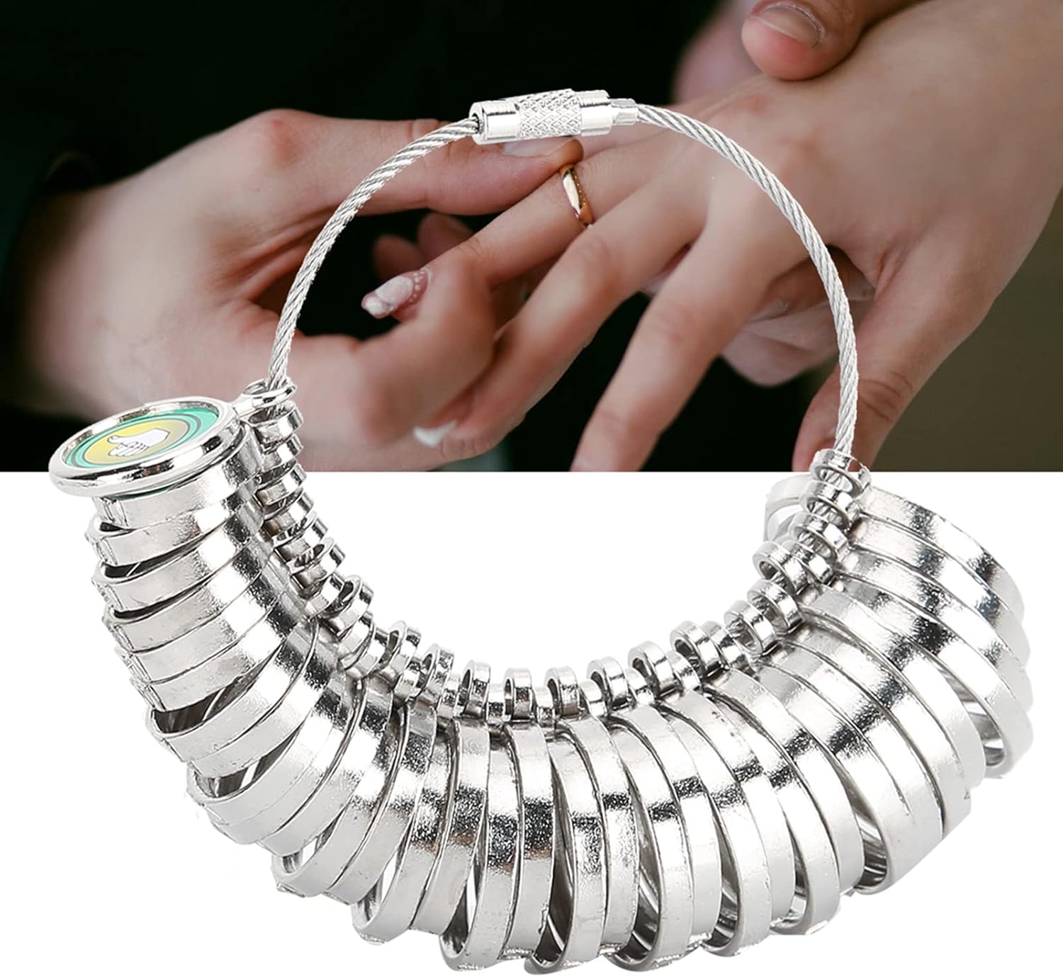 Ring Sizer Measurement Tool, 0-13 Sizing Finger Rings Gauge Measuring Tool Women Men Wedding Jewelry - Image 2