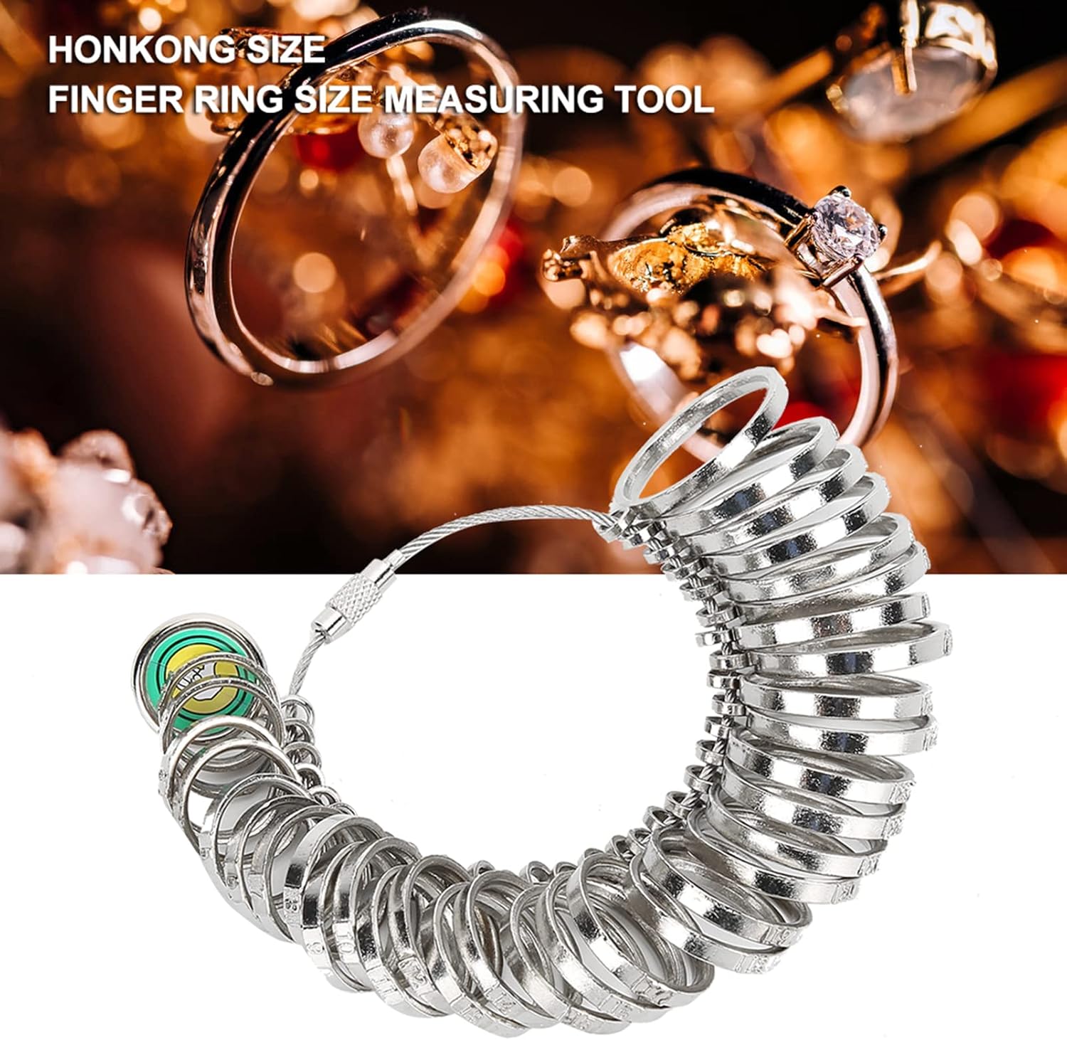 Ring Sizer Measurement Tool, 0-13 Sizing Finger Rings Gauge Measuring Tool Women Men Wedding Jewelry - Image 4