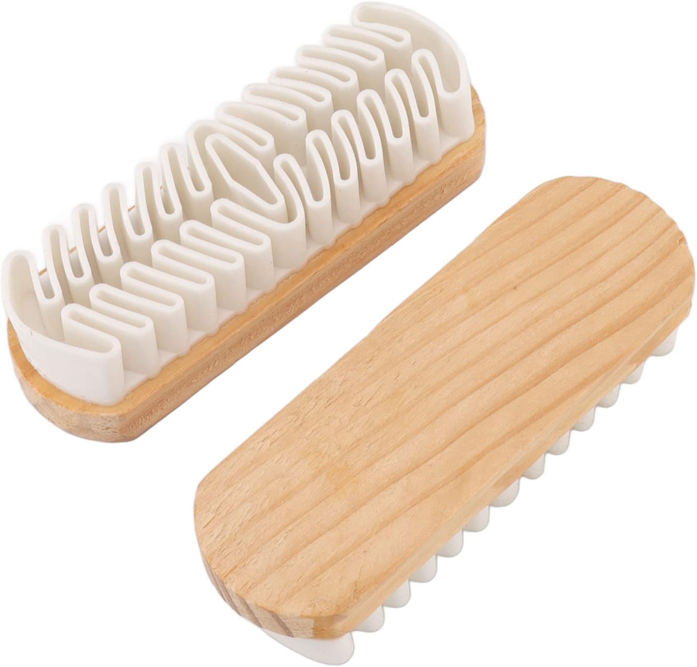 Suede Brush, Snow Boots 2 Pcs Brushes Shoes Cleaner Crepe Matte Scrubber for Dress and Boot Care - Image 8