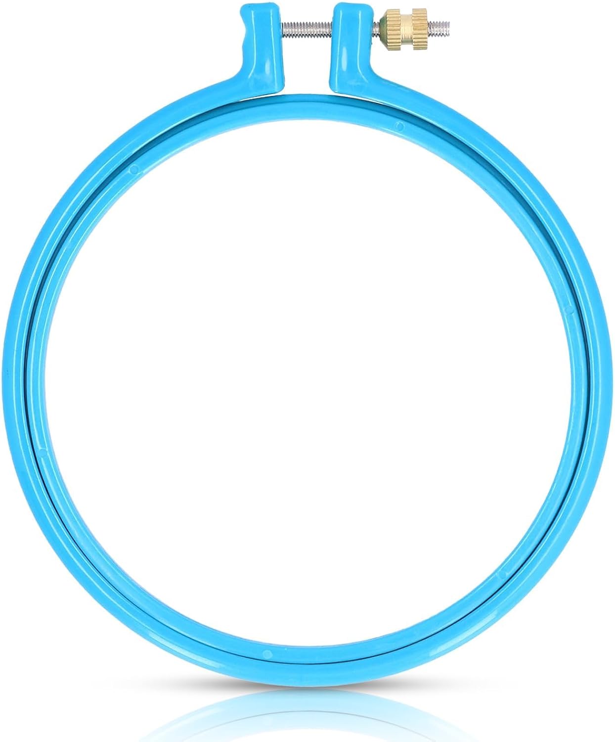Embroidery Hoop Plastic, 5in Plastic Circle Cross Stitch Ring Supplies for Art Craft Sewing, Random Color - Image 8