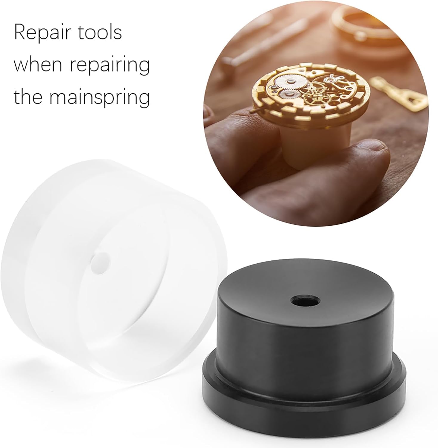 Close Mainspring Tool, Press Closing Movement Watch Tool Professional Clockwork Repair Cover for - Image 4