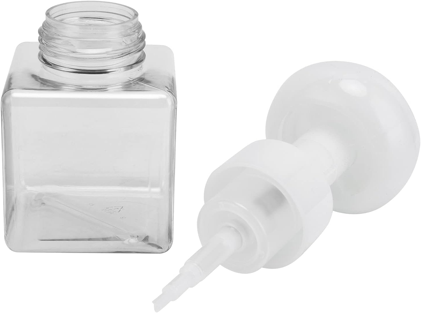 Foaming Hand Soap Dispenser, 250ml Flower Dispenser Shape Refillable Foam Pump Bottle Reusable Plastic Portable Liquid Container for Bathroom (Transparent) - Image 7