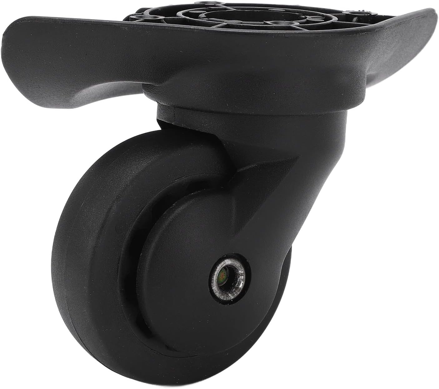 1 Pair Luggage Suitcase Wheels, Universal Replacement Wheels for Mute Swivel Casters Black - Image 5