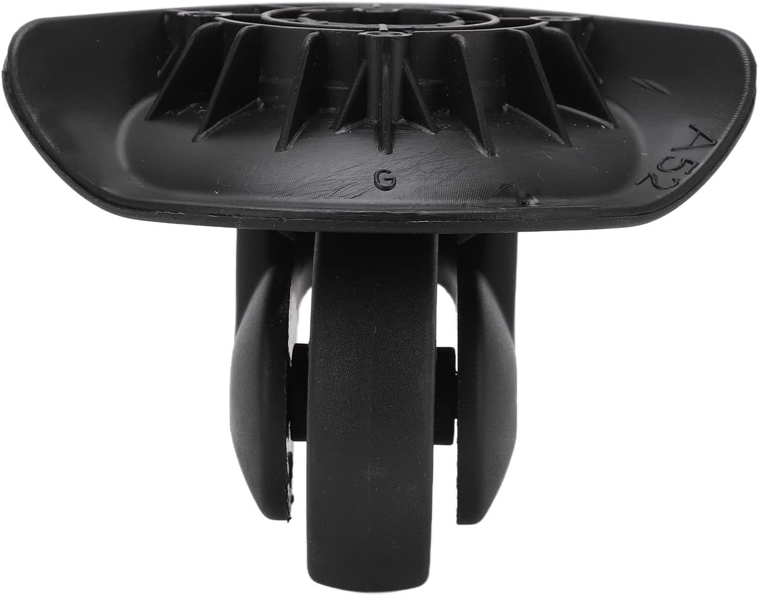 1 Pair Luggage Suitcase Wheels, Universal Replacement Wheels for Mute Swivel Casters Black - Image 6