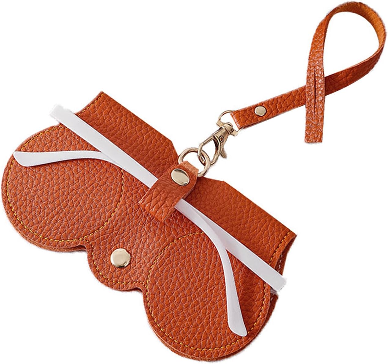 Leather Sunglasses Bag, Soft Case Portable Glasses Cute Eyeglass Pouch for Women Men Girls - Image 8