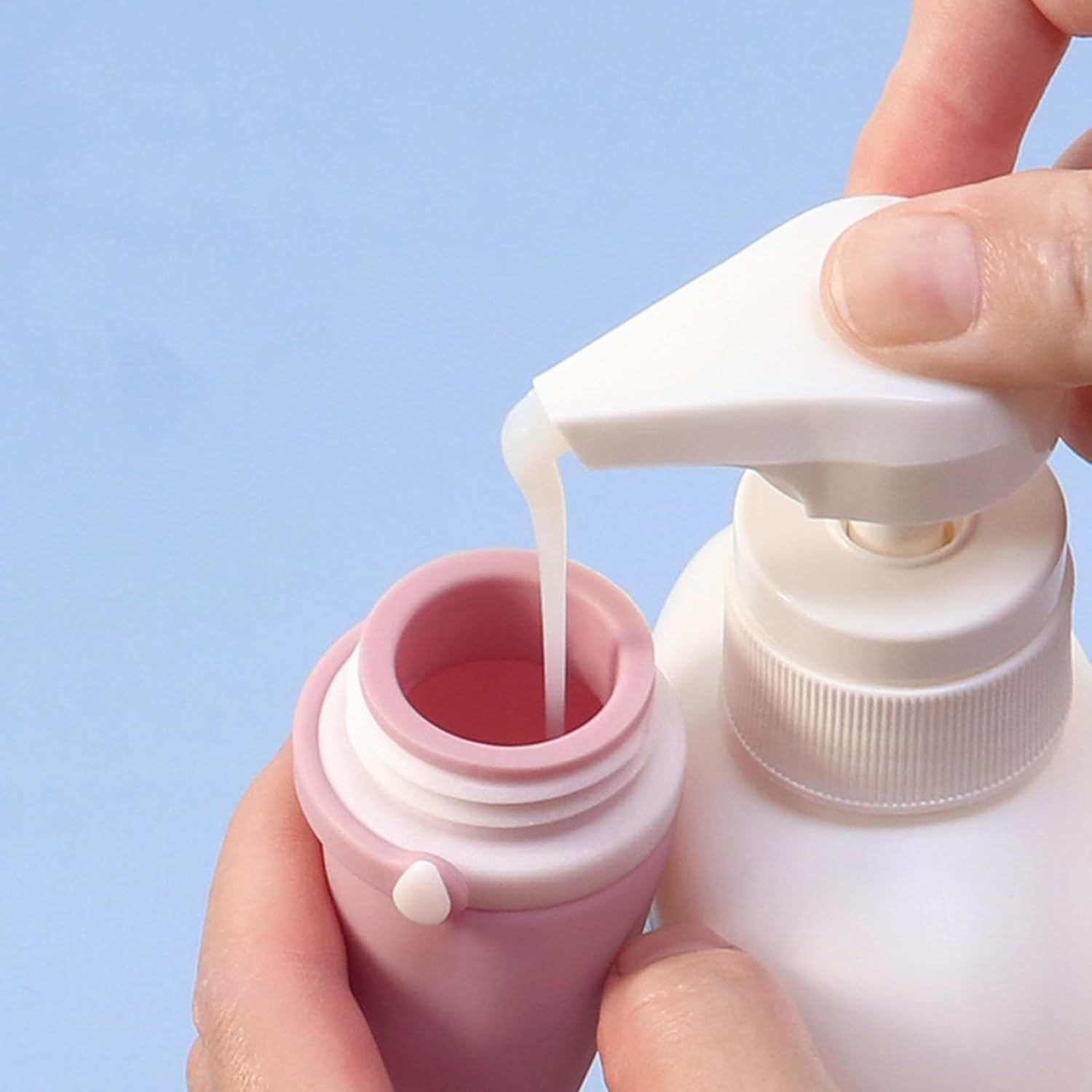 Travel Bottles for Toiletries, 3 Pack Silicone Leak Proof Squeeze Bottle Refillable Containers Set - Image 4