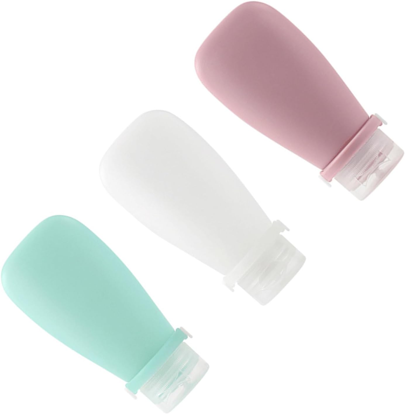 Travel Bottles for Toiletries, 3 Pack Silicone Leak Proof Squeeze Bottle Refillable Containers Set - Image 6