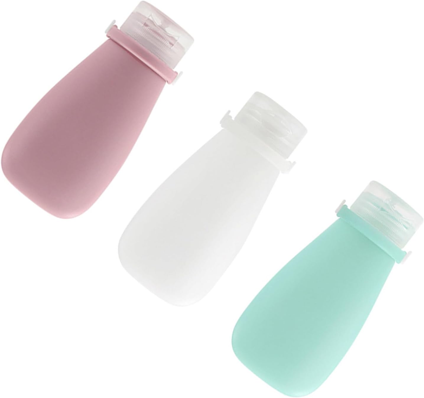 Travel Bottles for Toiletries, 3 Pack Silicone Leak Proof Squeeze Bottle Refillable Containers Set - Image 7