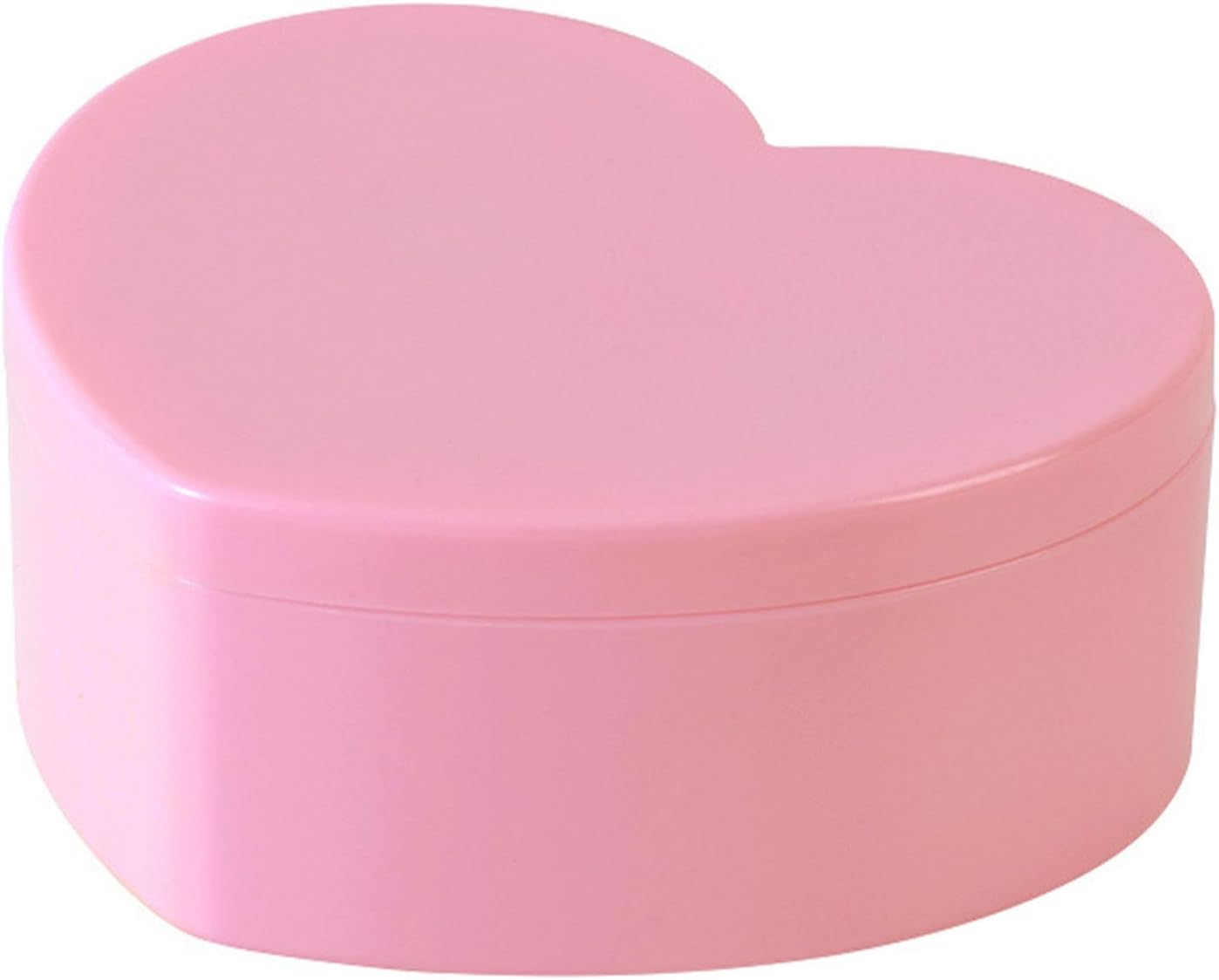 Girls Jewelry Box, 2 Layer Holder Organizer Heart Shape Portable Case with Mirror Travel for Earrings Rings Necklaces - Image 7