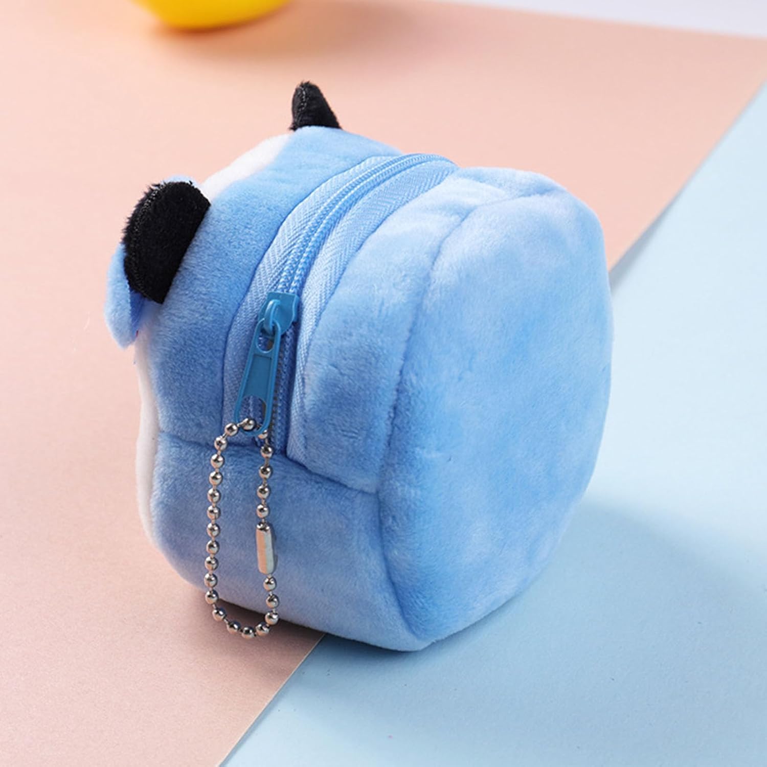 2Pcs Kawaii Animal Wallet, Cartoon Panda Specie Purses Plush Purse Wallet Small Accessories for Girls Handbag - Image 3