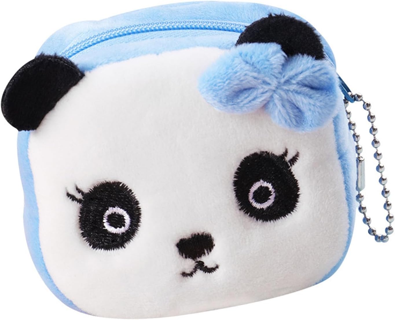 2Pcs Kawaii Animal Wallet, Cartoon Panda Specie Purses Plush Purse Wallet Small Accessories for Girls Handbag - Image 5
