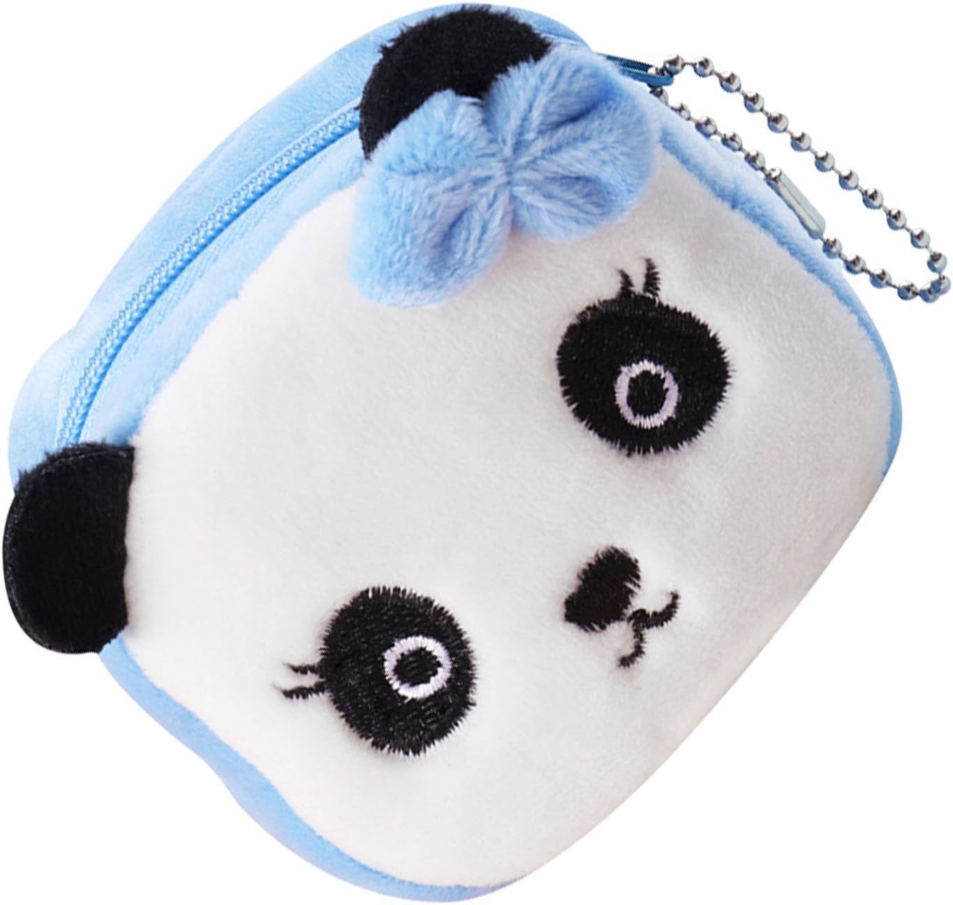 2Pcs Kawaii Animal Wallet, Cartoon Panda Specie Purses Plush Purse Wallet Small Accessories for Girls Handbag - Image 6