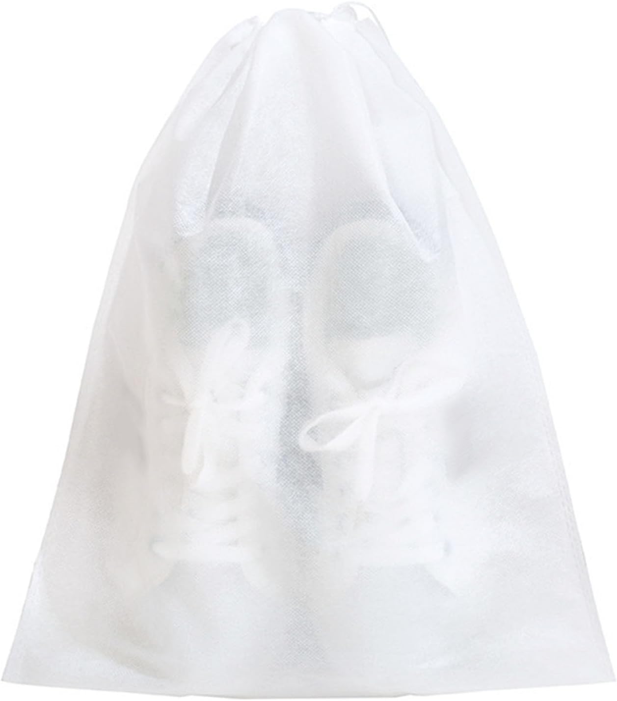 Clear Shoe Bag, Shoes Drawstring Bag Storage Protector Travel Covers for Packing(Middle) - Image 1