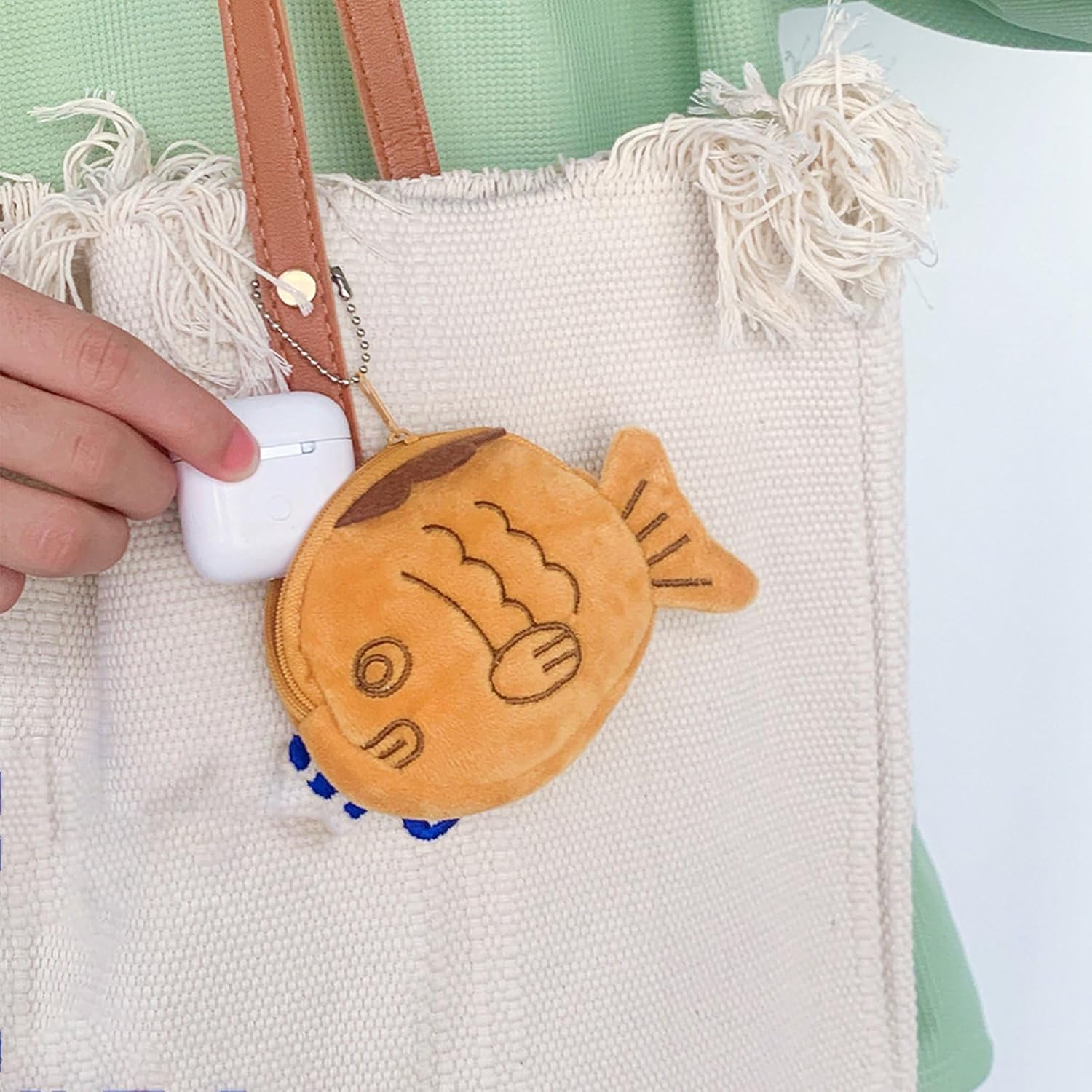2Pcs Kawaii Animal Wallet, Cartoon Specie Purses Portable Small Plush Change Wallet Purse Accessories for Kids Boys Girls - Image 2