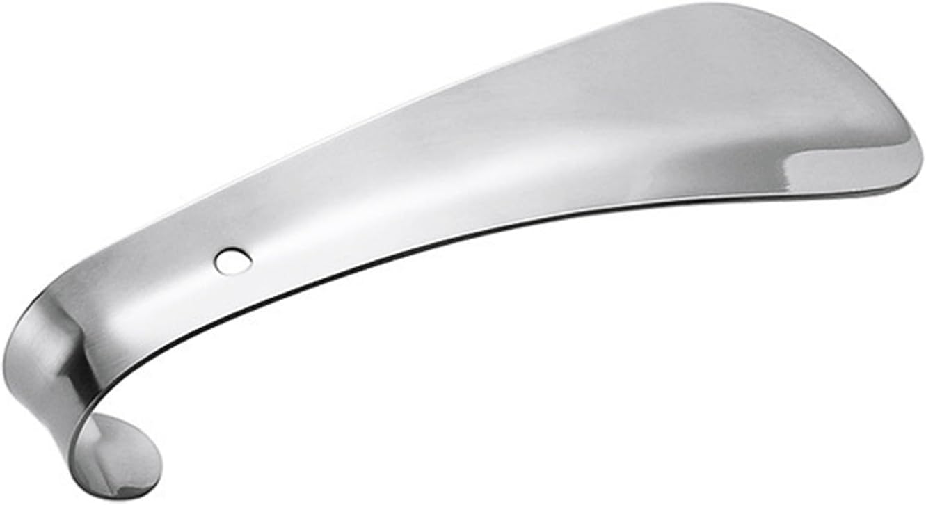 Metal Shoe Horn, Travel Horn Stainless Steel Helper Stick Portable Horns Spoon for Women - Image 3