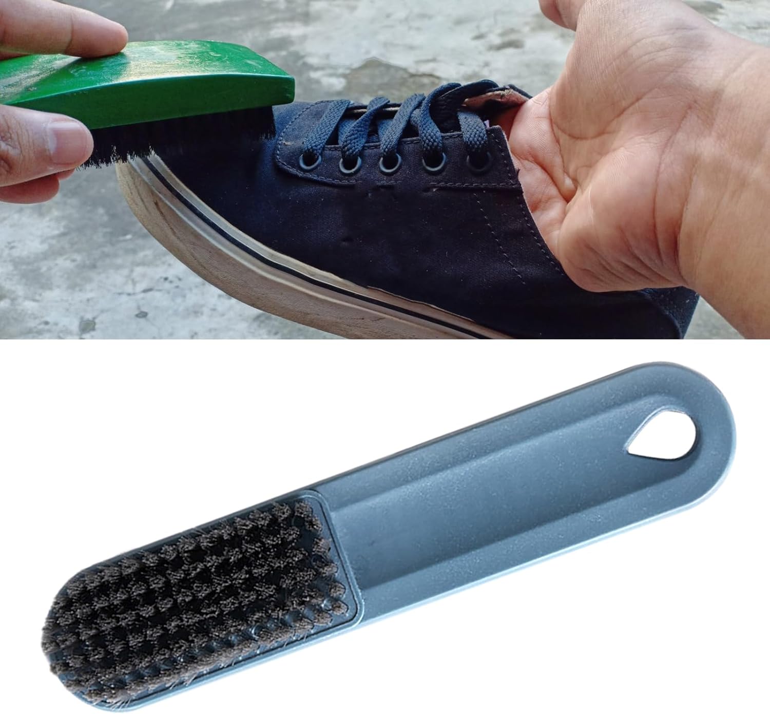 Shoes Scrubbing Brushes, Shoe Cleaning Brush Long Handle Clothes Scrub Laundry Household Tool Soft Bristle Multi Functional - Image 3