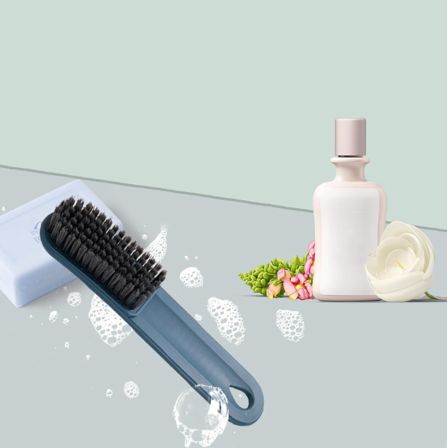 Shoes Scrubbing Brushes, Shoe Cleaning Brush Long Handle Clothes Scrub Laundry Household Tool Soft Bristle Multi Functional - Image 5
