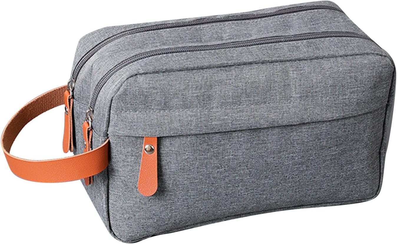 Travel Toiletry Bag for Men and Women, Toiletries Shaving Hanging Organizer Cosmetics Makeup Brushes Tools - Image 1