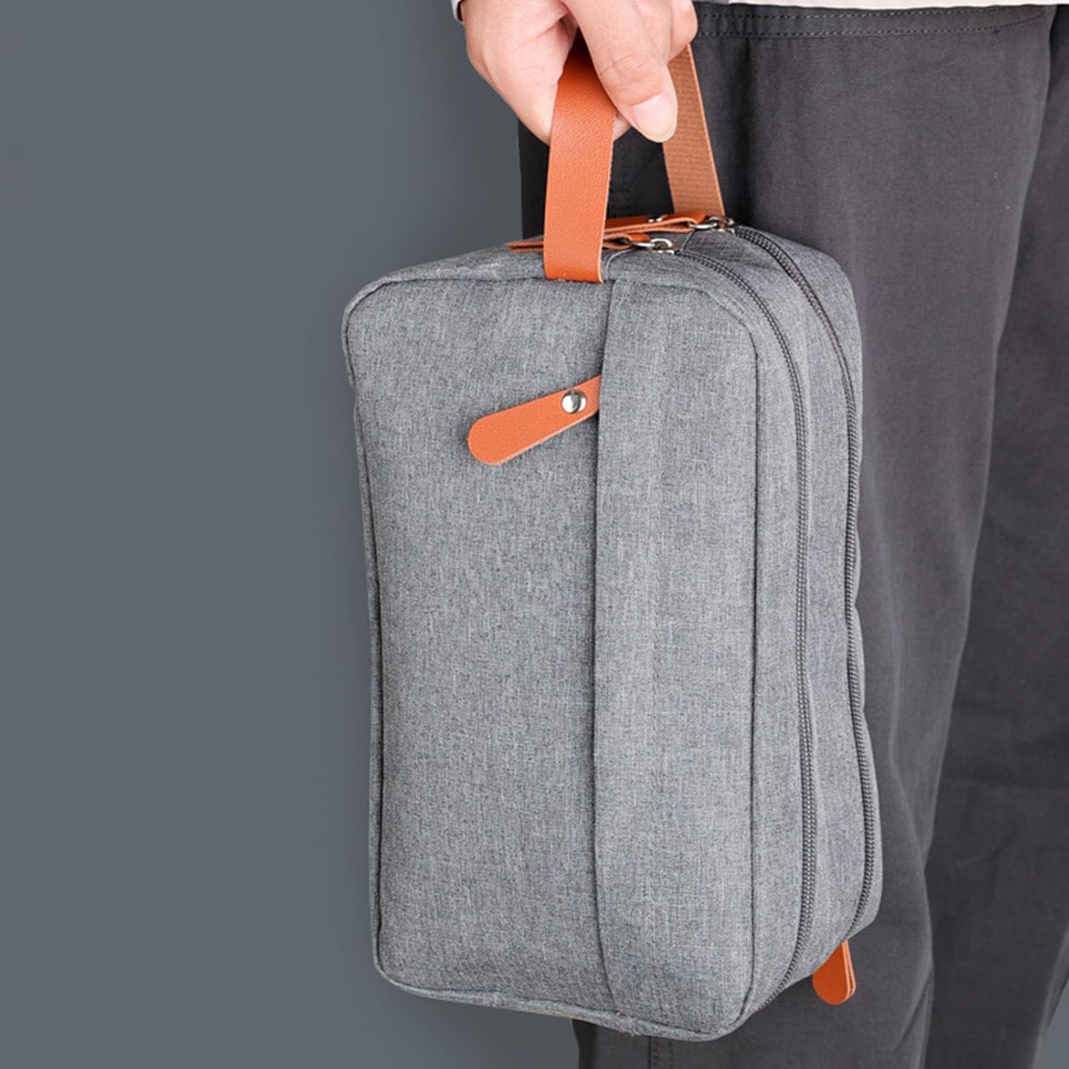 Travel Toiletry Bag for Men and Women, Toiletries Shaving Hanging Organizer Cosmetics Makeup Brushes Tools - Image 7