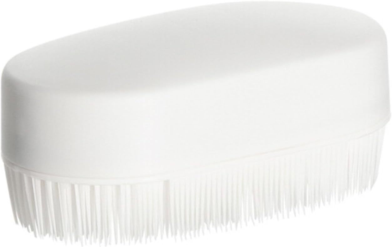 Laundry Scrub Brush, Brush Cleaning Shoe Household Clothes Shoes Scrubbing Detachable White Plastic for Countertops Bathtubs - Image 1