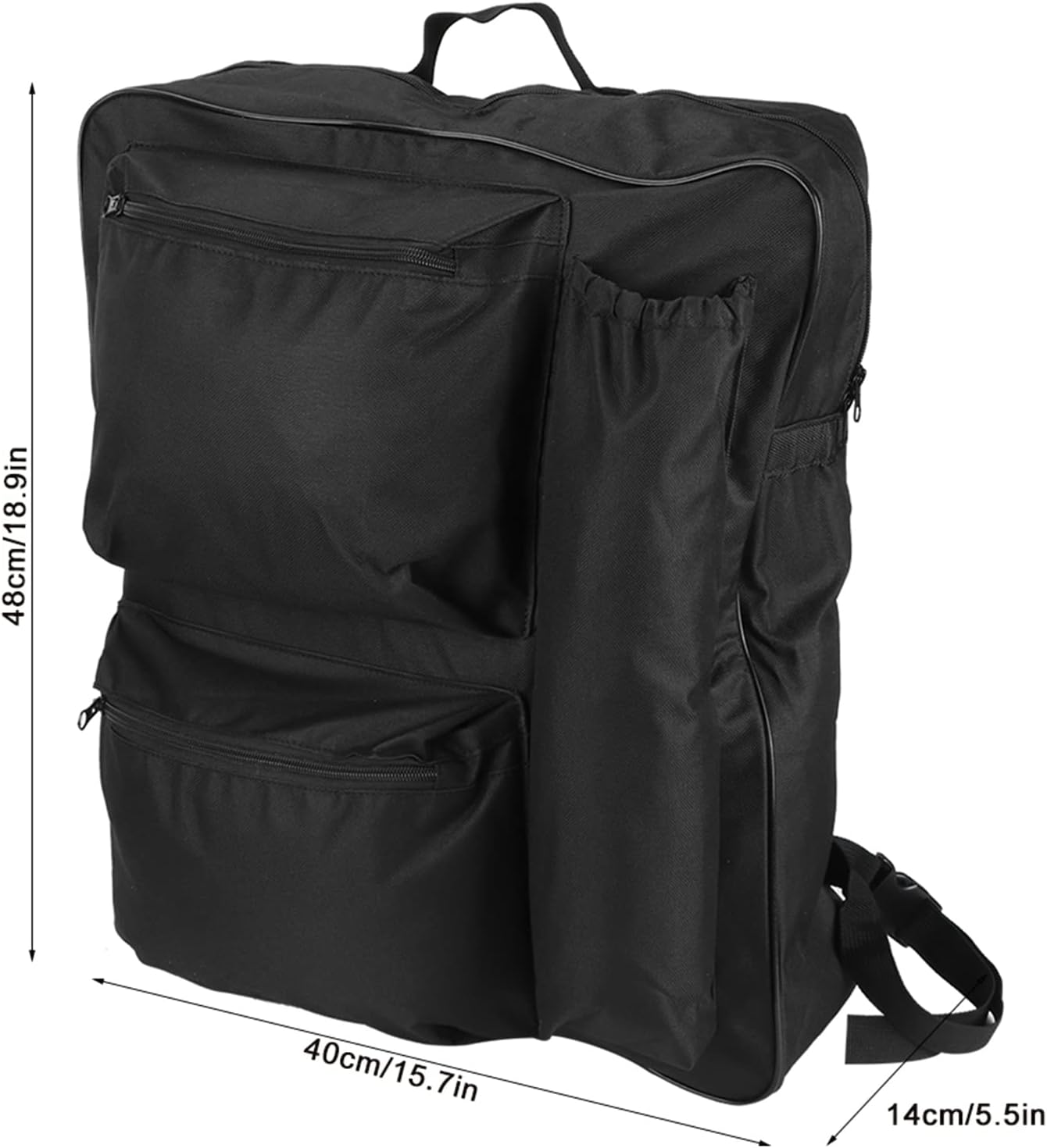 Wheelchair Backpack, Bag Storage Pouch Portable Cart - Image 4