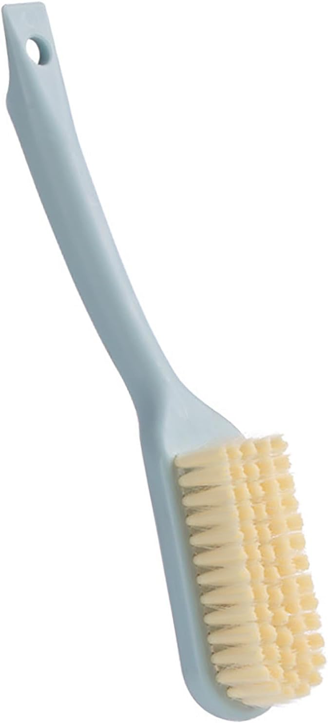 2Pcs Crevice Cleaning Brush, Bathroom Gaps Brush Multifunctional Long Handle Shoe All Purpose Scrubber with Ergonomic Handle(Blue) - Image 7