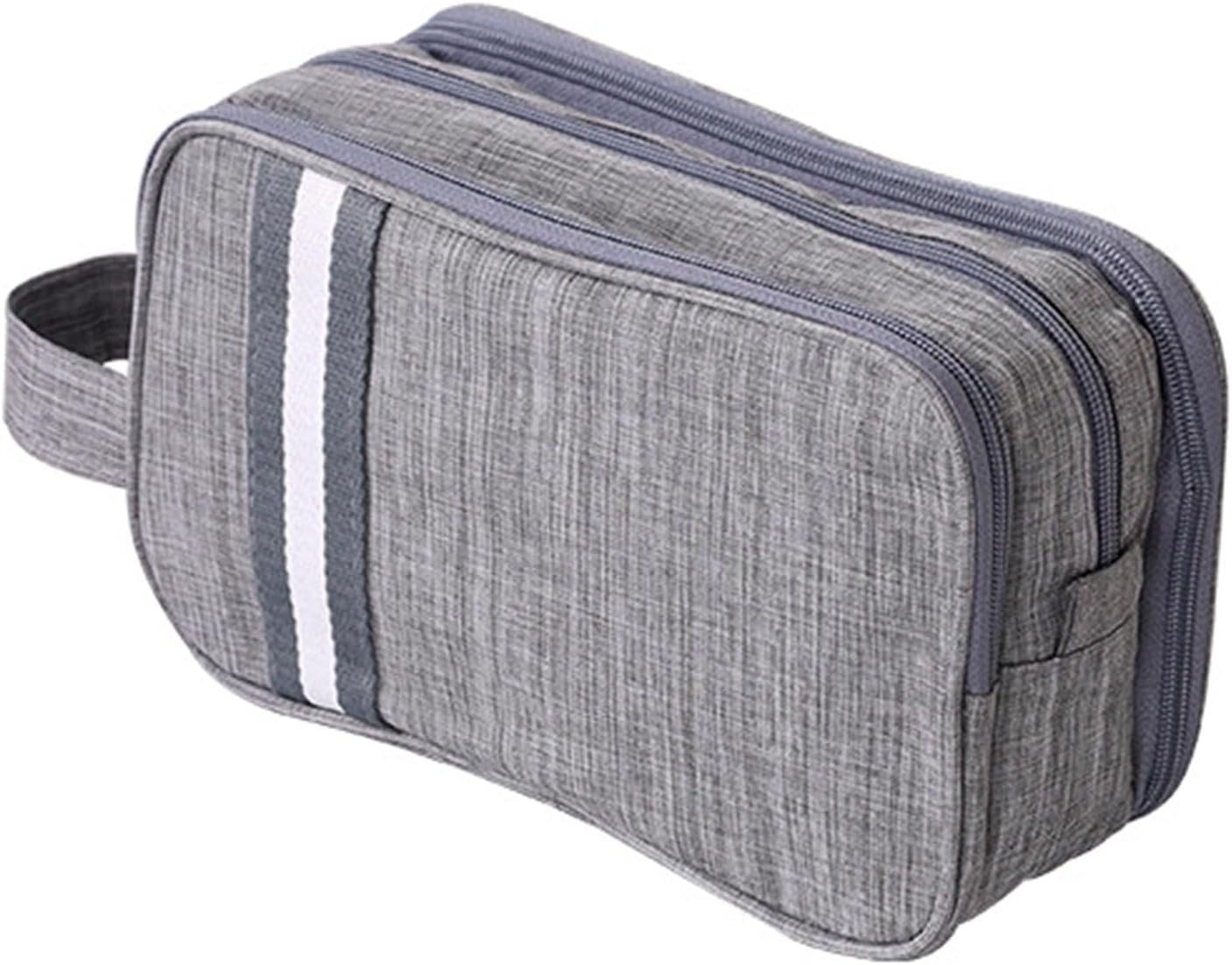 Travel Toiletry Bag, Organizer Mens Bag Dopp Kit Bathroom Shaving Portable Makeup Bags for Accessories(25*10*14cm) - Image 1
