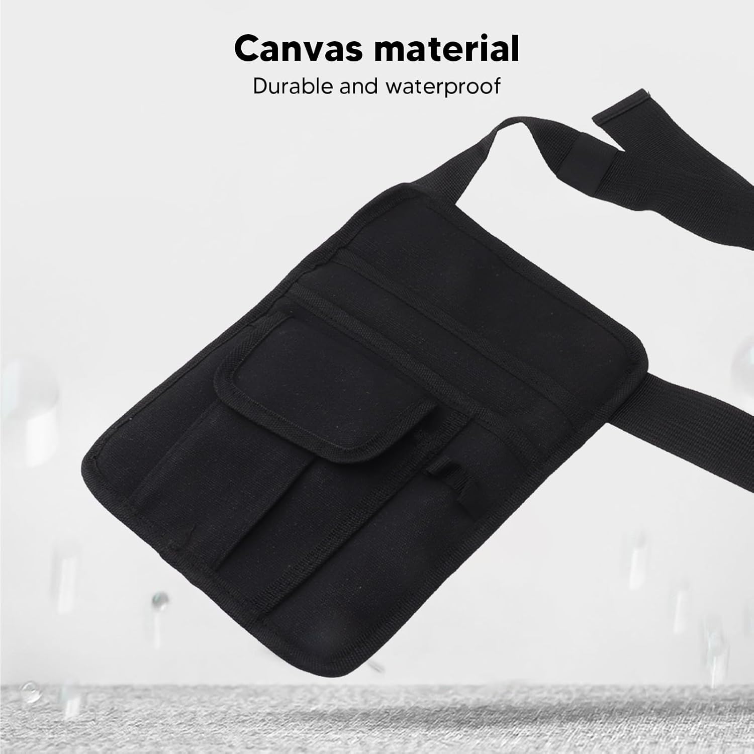 Server Waist Pouch, Gardening Tool Bag Waiter Money Pouch Belt Restaurant for Men and Women - Image 2