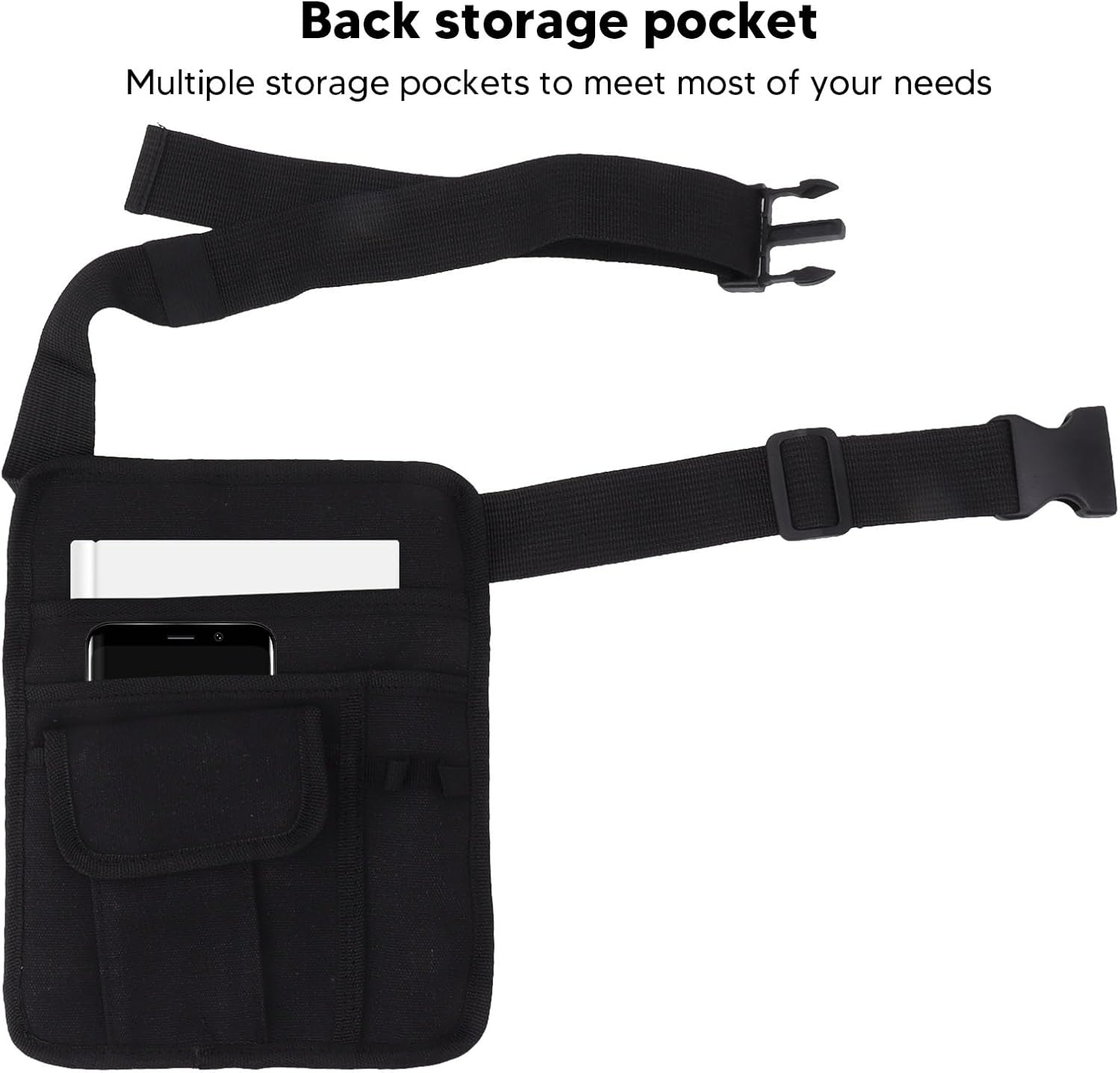 Server Waist Pouch, Gardening Tool Bag Waiter Money Pouch Belt Restaurant for Men and Women - Image 6