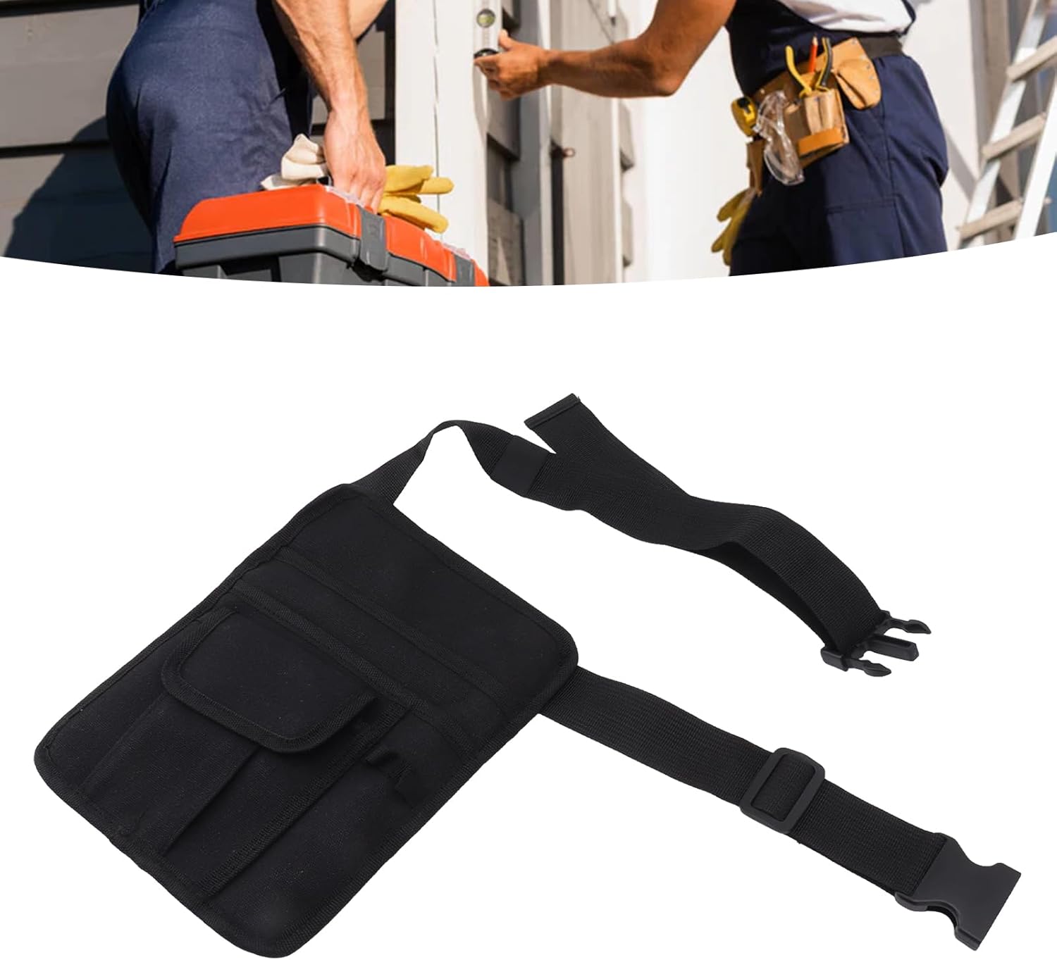 Server Waist Pouch, Gardening Tool Bag Waiter Money Pouch Belt Restaurant for Men and Women - Image 7