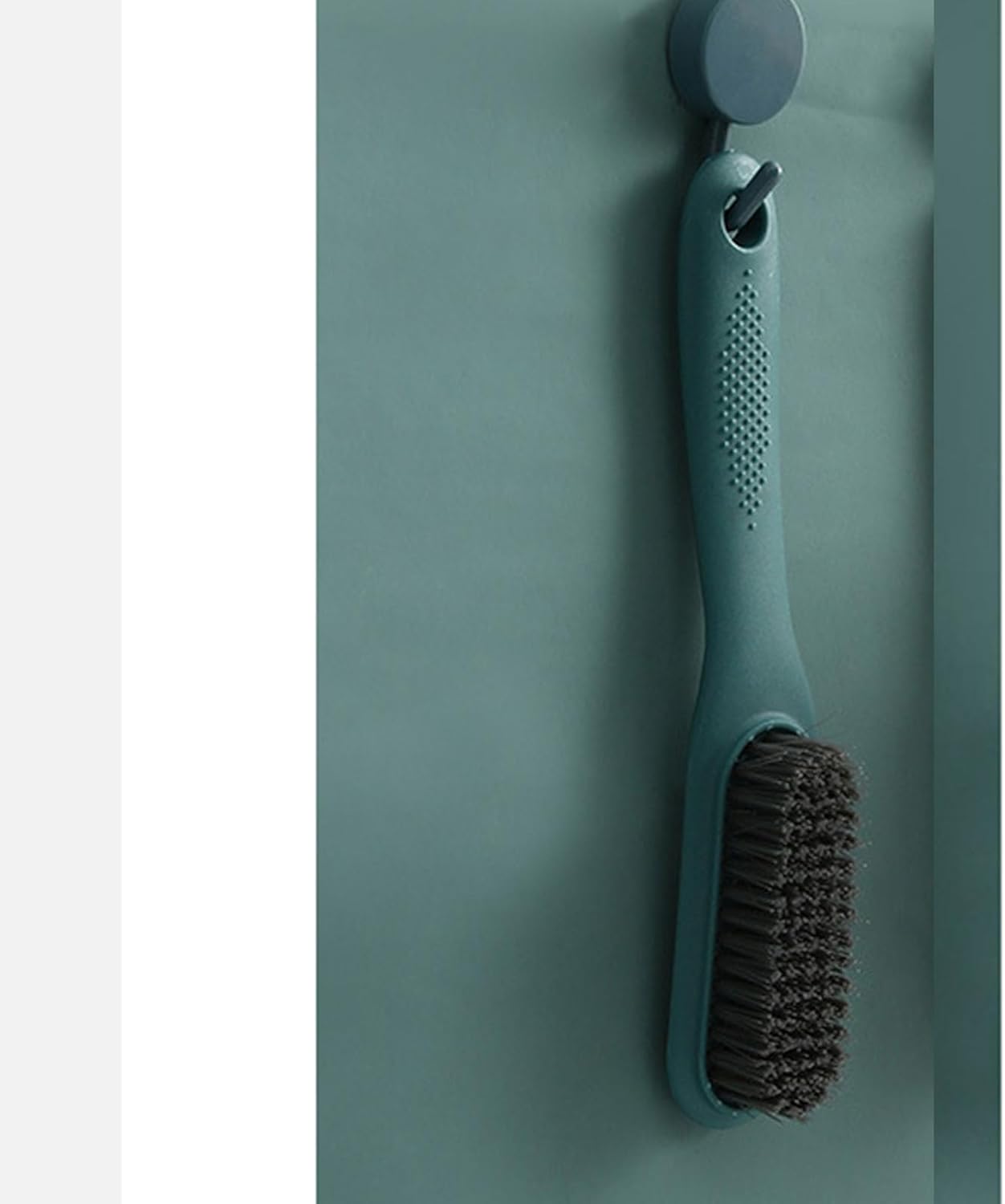 Shoe Brush, Cleaning Brush Nylon Long Handle Portable Washing Soft Bristle for Shoes Clothes - Image 3