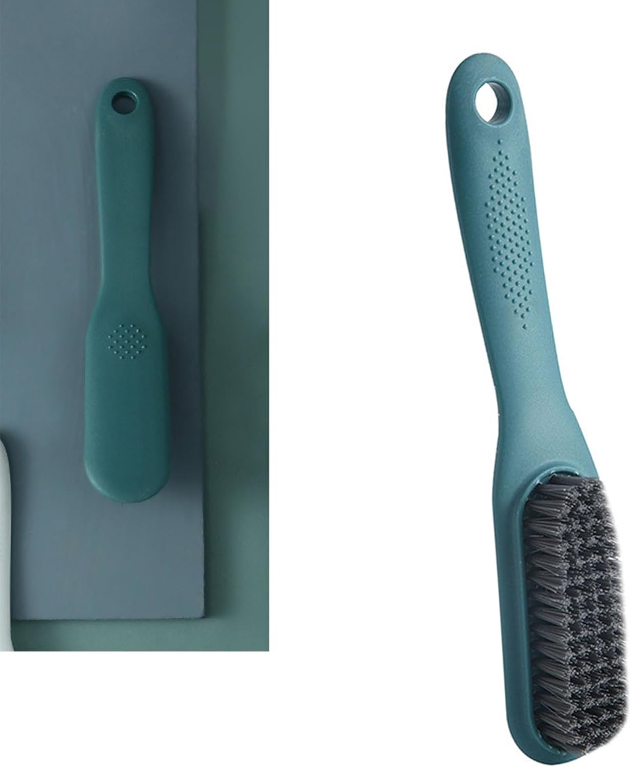 Shoe Brush, Cleaning Brush Nylon Long Handle Portable Washing Soft Bristle for Shoes Clothes - Image 4