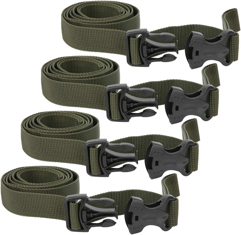 4PCS Backpack Straps, Straps with Buckles Hip Belt Replacement Double Safety Buckle Baggage Packing Suitcase Fixed Rope for Outdoor - Image 7