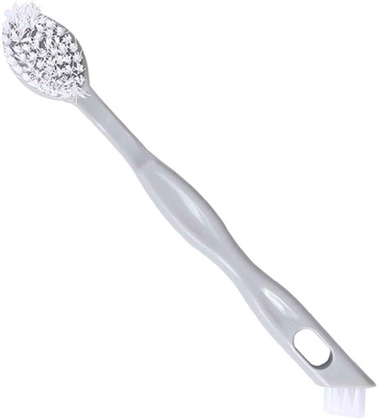 Sneaker Cleaner Brush, Multi Functional Shoe Brush Double Sided Washing Plastic Scrub for Stains (grey) - Image 1