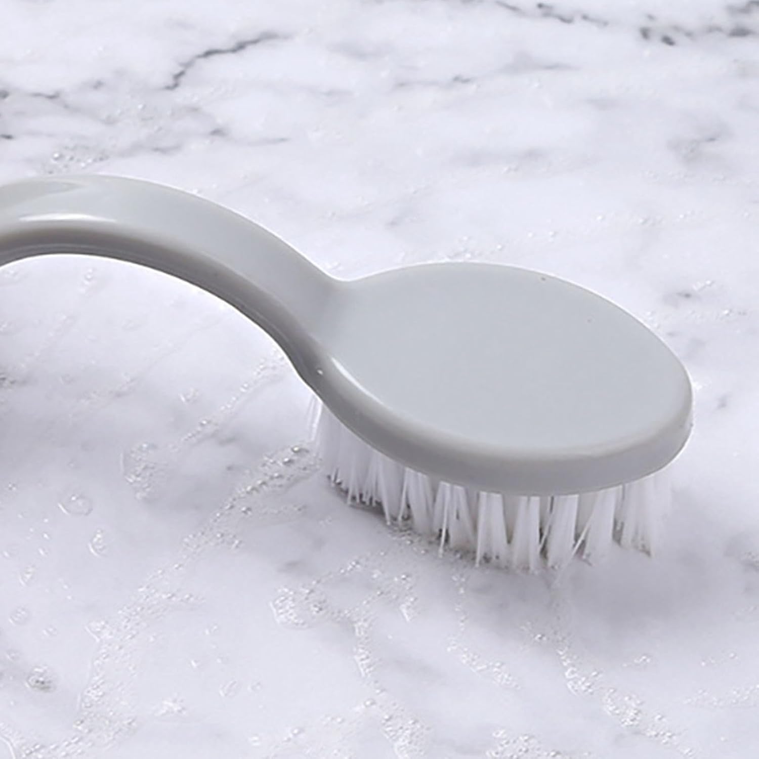 Sneaker Cleaner Brush, Multi Functional Shoe Brush Double Sided Washing Plastic Scrub for Stains (grey) - Image 8