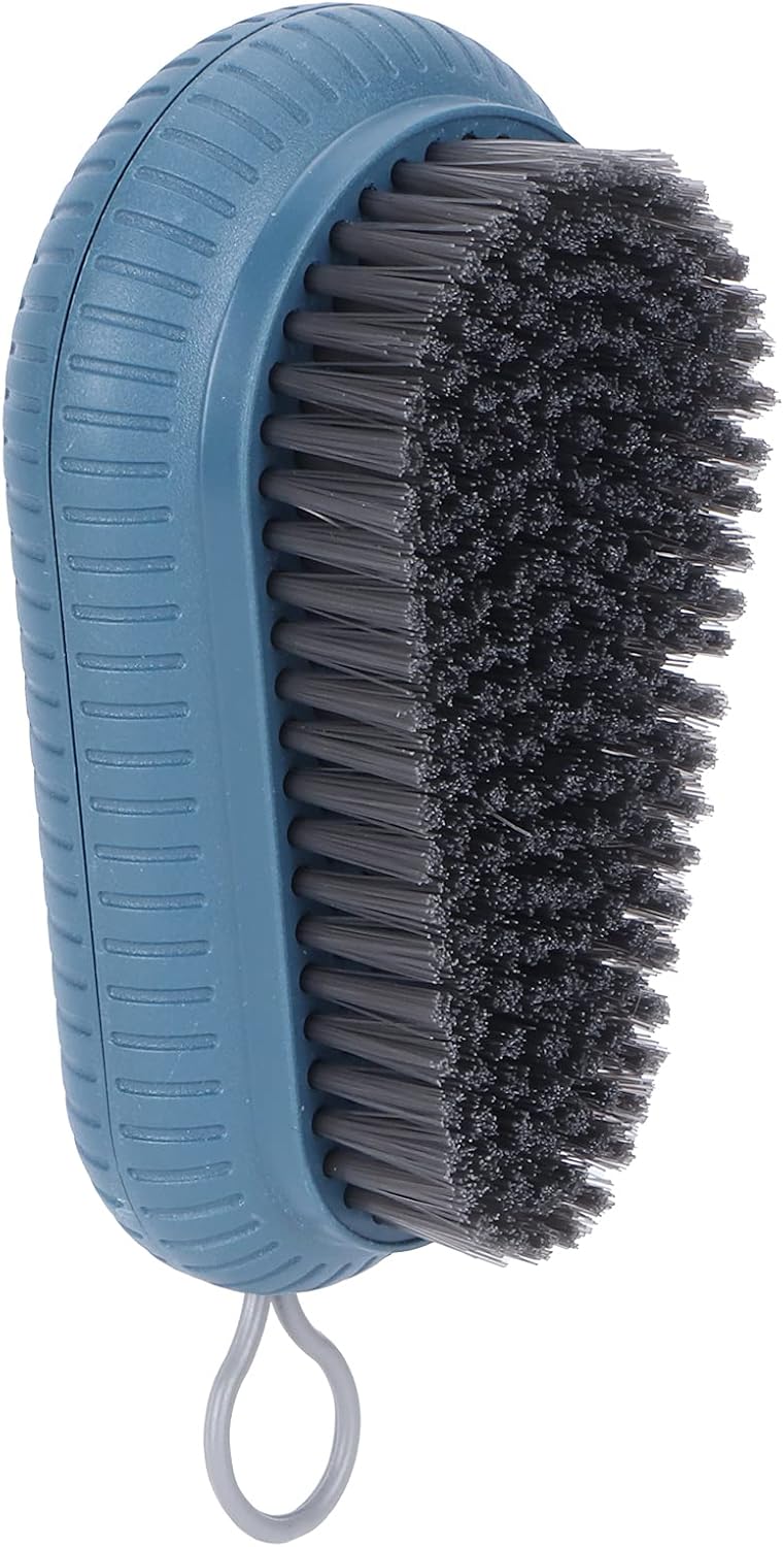 Shower Cleaner Brush, Soft Bristle Cleaning Brush Bath Scrubber for Laundry Stains Clothes Shoe Household Tools Blue - Image 1