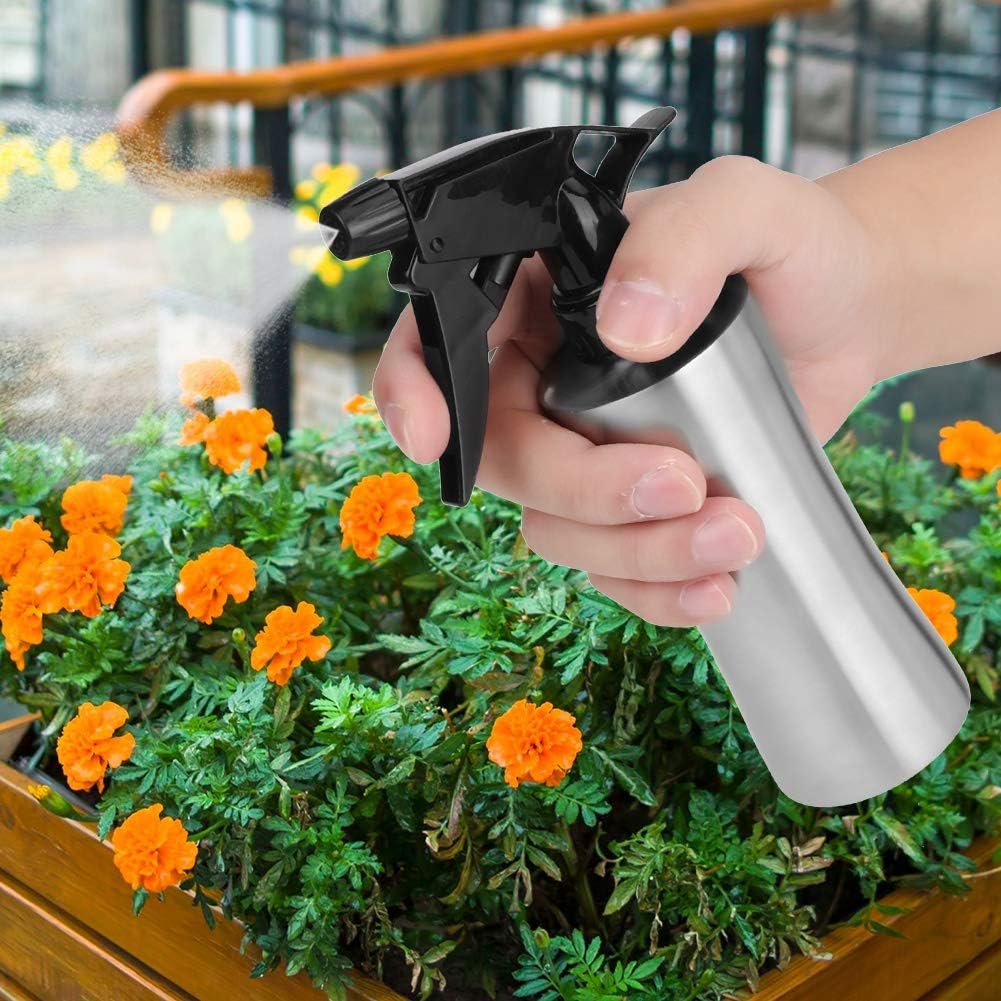 Fine Mist Plant Mister,250ML Mister Spray Bottle Stainless Steel Sprayer,Small Watering Can Pot Private Flower Water - Image 2