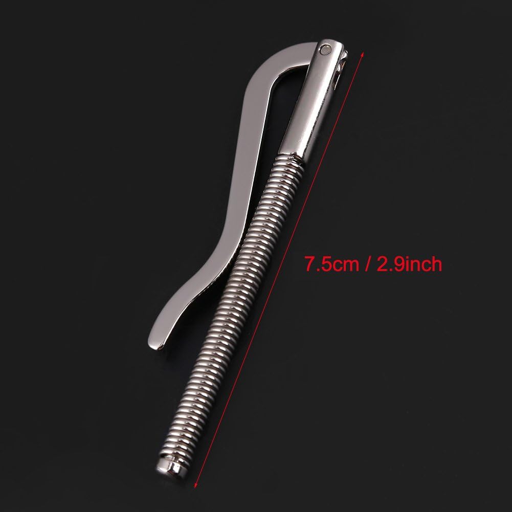 5pcs 75mm Spring Metal Money Clip, Wallet Clamp Organizers For Bifold Purse Nickel Color - Image 3