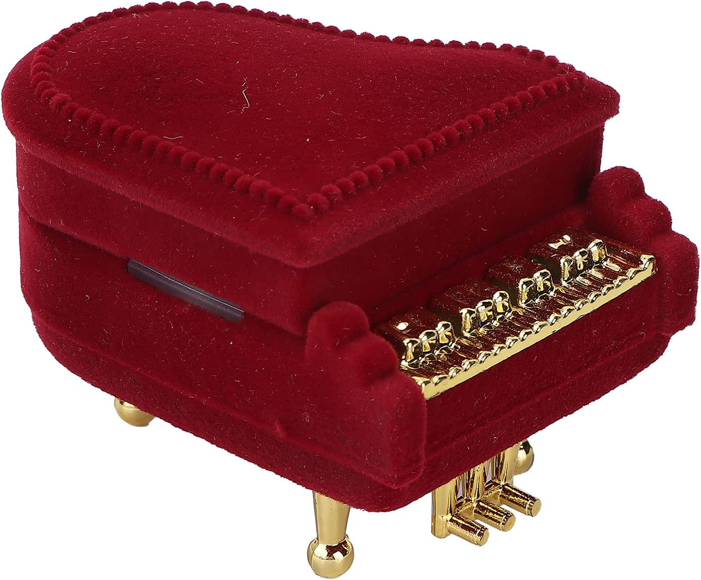 Jewelry Ring Box, Piano Shaped Wedding Box Gift Boxes for Earring Pendant Case - Image 1