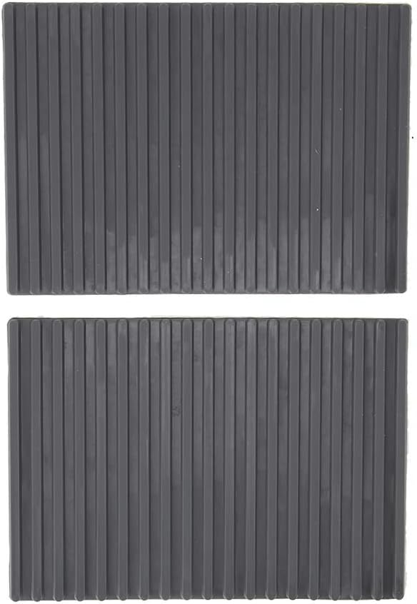 Small Soldering Mat 2pcs, Rubber Repair Work 4.1x5.6in Heat Resistant Antislip Station Pad Watch Tools Storage for Repairing Maintenance - Image 1