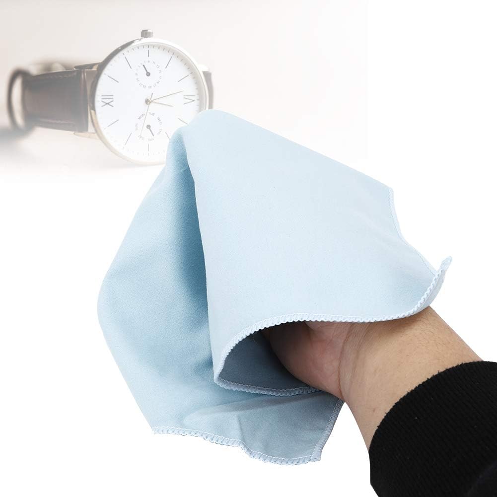Watch Cleaning Cloths, Soft Jewelry Polishing Cloth Lightweight Glasses Microfiber Cleaner for Coins - Image 3