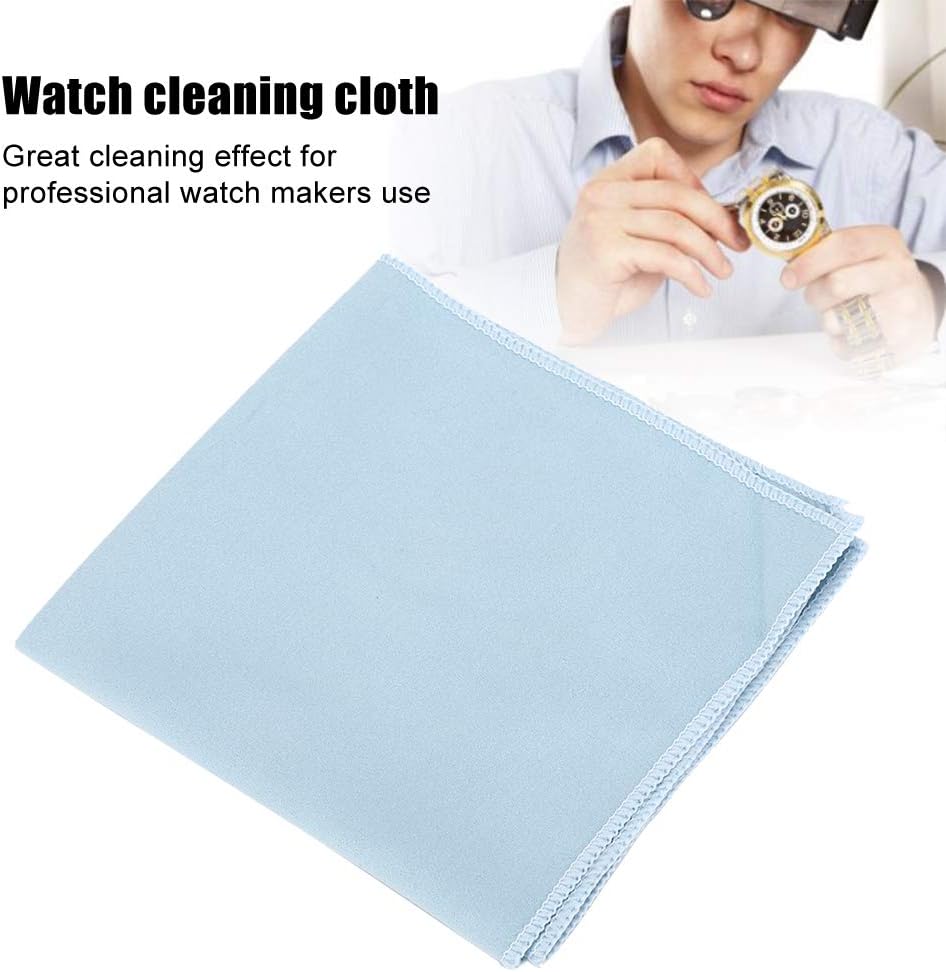 Watch Cleaning Cloths, Soft Jewelry Polishing Cloth Lightweight Glasses Microfiber Cleaner for Coins - Image 4