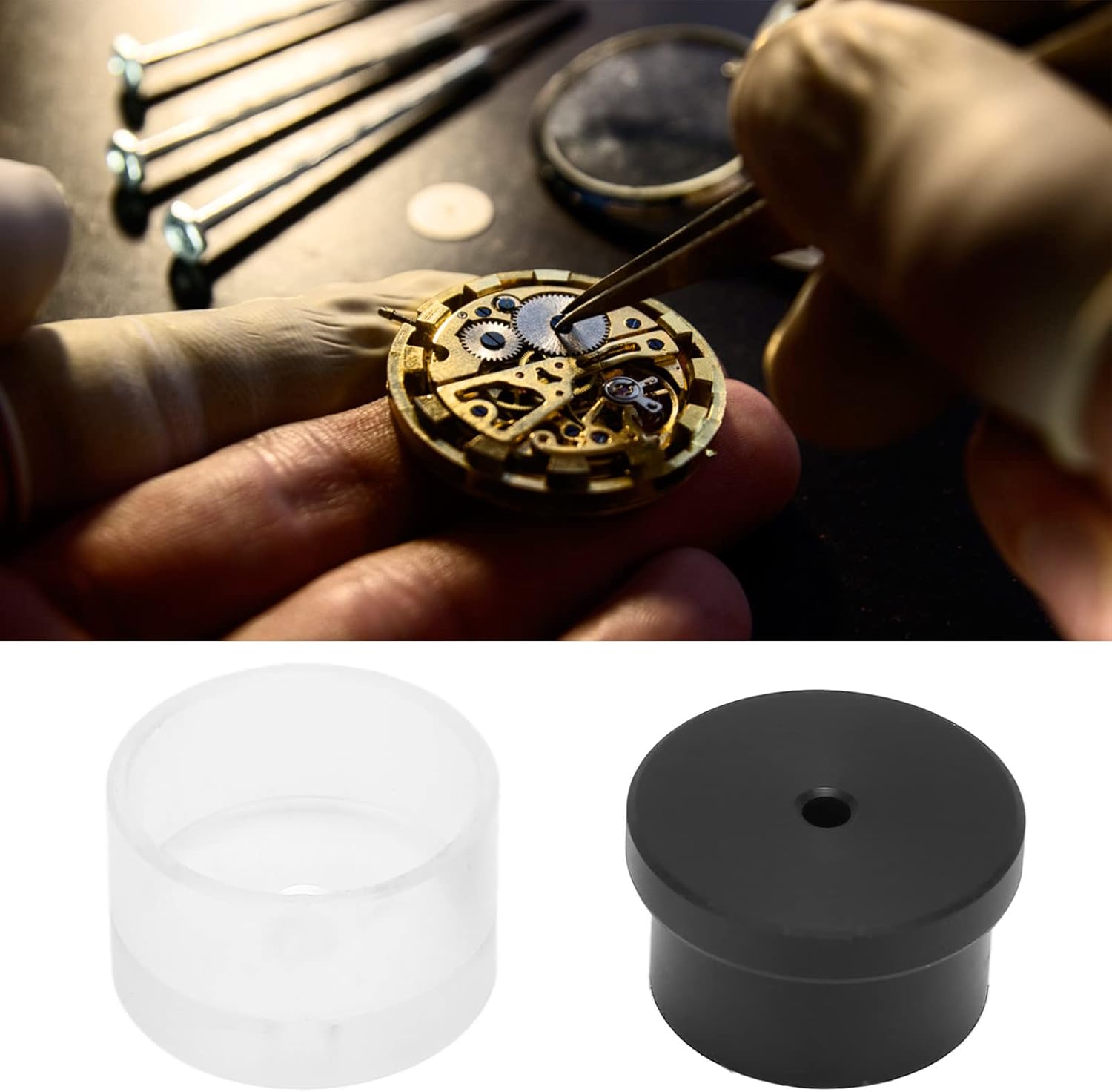 Close Mainspring Barrel Tool, Cover, Watch Press Tool Winder, Professional Watchmaker Winder Repair - Image 6