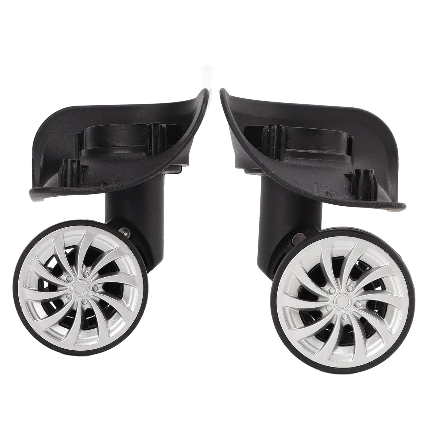Heavy Duty Plate Casters, 2 Inch Caster Wheels Luggage Replacement Suitcase Repair Wheel for Trolley Case - Image 7